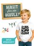 Kinder Jungen T-Shirt Einschulung 2025 Retro-Schriftzug Schulkind mit Jahreszahl personalisierbar Geschenkidee Schulanfang SpecialMe®preview