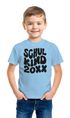 Kinder Jungen T-Shirt Einschulung 2025 Retro-Schriftzug Schulkind mit Jahreszahl personalisierbar Geschenkidee Schulanfang SpecialMe®preview