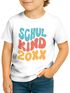 Kinder Jungen T-Shirt Einschulung 2025 Retro-Schriftzug Schulkind mit Jahreszahl personalisierbar Geschenkidee Schulanfang SpecialMe®preview