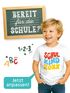 Kinder Jungen T-Shirt Einschulung 2025 Retro-Schriftzug Schulkind mit Jahreszahl personalisierbar Geschenkidee Schulanfang SpecialMe®preview