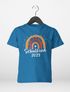 Kinder Jungen T-Shirt Einschulung 2025 Schulkind 2023 Regenbogen Aufdruck Geschenk Schulanfang Moonworks®preview