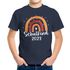 Kinder Jungen T-Shirt Einschulung 2025 Schulkind 2023 Regenbogen Aufdruck Geschenk Schulanfang Moonworks®preview