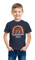 Kinder Jungen T-Shirt Einschulung 2025 Schulkind 2023 Regenbogen Aufdruck Geschenk Schulanfang Moonworks®preview