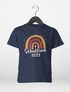 Kinder Jungen T-Shirt Einschulung 2025 Schulkind 2023 Regenbogen Aufdruck Geschenk Schulanfang Moonworks®preview