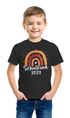 Kinder Jungen T-Shirt Einschulung 2025 Schulkind 2023 Regenbogen Aufdruck Geschenk Schulanfang Moonworks®preview