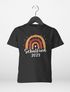 Kinder Jungen T-Shirt Einschulung 2025 Schulkind 2023 Regenbogen Aufdruck Geschenk Schulanfang Moonworks®preview