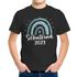 Kinder Jungen T-Shirt Einschulung 2025 Schulkind 2023 Regenbogen Aufdruck Geschenk Schulanfang Moonworks®preview