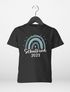 Kinder Jungen T-Shirt Einschulung 2025 Schulkind 2023 Regenbogen Aufdruck Geschenk Schulanfang Moonworks®preview