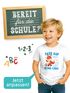 Kinder Jungen T-Shirt Einschulung 2025 Schulkind Fußball Spruch Löwe Fuchs 1. Klasse Geschenkidee Schulanfang SpecialMe®preview