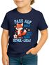 Kinder Jungen T-Shirt Einschulung 2025 Schulkind Fußball Spruch Löwe Fuchs 1. Klasse Geschenkidee Schulanfang SpecialMe®preview
