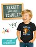 Kinder Jungen T-Shirt Einschulung 2025 Schulkind Fußball Spruch Löwe Fuchs 1. Klasse Geschenkidee Schulanfang SpecialMe®preview