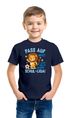 Kinder Jungen T-Shirt Einschulung 2025 Schulkind Fußball Spruch Löwe Fuchs 1. Klasse Geschenkidee Schulanfang SpecialMe®preview