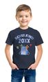 Kinder Jungen T-Shirt Einschulung 2025 Schulkind und Jahreszahl anpassbar personalisierbare Geschenke Schulanfang Moonworks®preview
