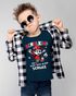 Kinder Jungen T-Shirt Einschulung 2025 Schulkind Waschbär Fußball lustige Tiermotive Schulanfang Moonworks®preview