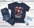 Kinder Jungen T-Shirt Einschulung 2025 Schulkind Waschbär Fußball lustige Tiermotive Schulanfang Moonworks®preview