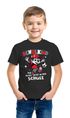 Kinder Jungen T-Shirt Einschulung 2025 Schulkind Waschbär Fußball lustige Tiermotive Schulanfang Moonworks®preview