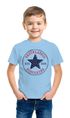 Kinder Jungen T-Shirt Einschulung 2025 Stern Aufschrift Erstklassig Schulkind Jahreszahl Schulanfang Moonworks®preview
