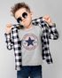 Kinder Jungen T-Shirt Einschulung 2025 Stern Aufschrift Erstklassig Schulkind Jahreszahl Schulanfang Moonworks®preview