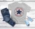 Kinder Jungen T-Shirt Einschulung 2025 Stern Aufschrift Erstklassig Schulkind Jahreszahl Schulanfang Moonworks®preview