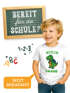 Kinder Jungen T-Shirt Einschulung 2026 Dino Spruch Ich bin erste Klasse Geschenkidee Schulkind Schulanfang Moonworks®preview
