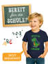 Kinder Jungen T-Shirt Einschulung 2026 Dino Spruch Ich bin erste Klasse Geschenkidee Schulkind Schulanfang Moonworks®preview