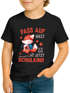 Kinder Jungen T-Shirt Einschulung 2026 Fuchs Spruch Pass auf ich bin jetzt Schulkind Geschenk Schulanfang SpecialMe®preview