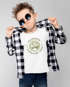 Kinder Jungen T-Shirt Einschulung 2026 mit Name Jahreszahl Smile Gesicht Icon personalisiert Schulkind Geschenkidee Erstklässler SpecialMe®preview