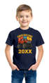 Kinder Jungen T-Shirt Einschulung 2026 mit Namen MOTIV personalisierbar Schulanfang 2026 Moonworks®preview