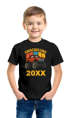 Kinder Jungen T-Shirt Einschulung 2026 mit Namen MOTIV personalisierbar Schulanfang 2026 Moonworks®preview
