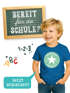 Kinder Jungen T-Shirt Einschulung 2026 mit Namen personalisierbar College-Style Schulkind erste Klasse Geschenkidee Schulanfang SpecialMe®preview