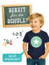 Kinder Jungen T-Shirt Einschulung 2026 mit Namen personalisierbar College-Style Schulkind erste Klasse Geschenkidee Schulanfang SpecialMe®preview