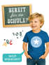 Kinder Jungen T-Shirt Einschulung 2026 mit Namen personalisierbar College-Style Schulkind erste Klasse Geschenkidee Schulanfang SpecialMe®preview