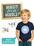 Kinder Jungen T-Shirt Einschulung 2026 mit Namen personalisierbar College-Style Schulkind erste Klasse Geschenkidee Schulanfang SpecialMe®preview