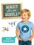 Kinder Jungen T-Shirt Einschulung 2026 mit Namen personalisierbar College-Style Schulkind erste Klasse Geschenkidee Schulanfang SpecialMe®preview