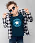 Kinder Jungen T-Shirt Einschulung 2026 mit Namen personalisierbar College-Style Schulkind erste Klasse Geschenkidee Schulanfang SpecialMe®preview