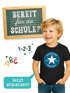 Kinder Jungen T-Shirt Einschulung 2026 mit Namen personalisierbar College-Style Schulkind erste Klasse Geschenkidee Schulanfang SpecialMe®preview