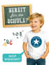 Kinder Jungen T-Shirt Einschulung 2026 mit Namen personalisierbar College-Style Schulkind erste Klasse Geschenkidee Schulanfang SpecialMe®preview