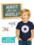 Kinder Jungen T-Shirt Einschulung 2026 mit Namen personalisierbar Stern-Design Schulkind Erste Klasse Geschenkidee Schulanfang SpecialMe®preview