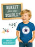 Kinder Jungen T-Shirt Einschulung 2026 mit Namen personalisierbar Stern-Design Schulkind Erste Klasse Geschenkidee Schulanfang SpecialMe®preview