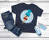 Kinder Jungen T-Shirt Einschulung 2026 mit Schultüte und Name personalisierbar Geschenk Schulanfang Outfit Erste Klasse SpecialMe®preview