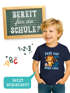 Kinder Jungen T-Shirt Einschulung 2026 Schulkind Fußball Spruch Löwe Fuchs 1. Klasse Geschenkidee Schulanfang SpecialMe®preview