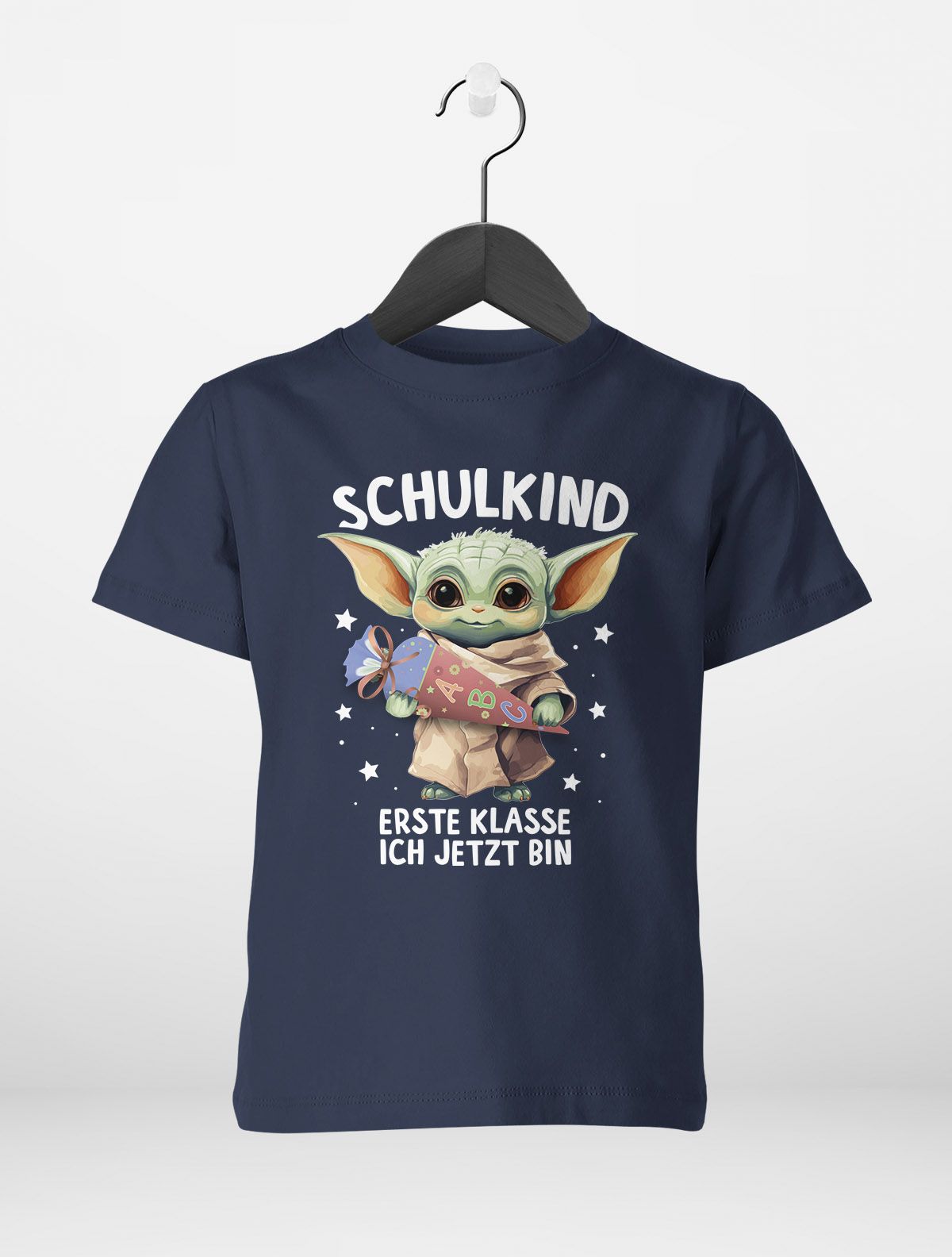 Kinder Jungen TShirt Einschulung Baby Yoda Schulkind Erste Klasse ich