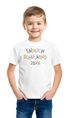 Kinder Jungen T-Shirt Einschulung Endlich Schulkind personalisierbar mit Jahr Jahreszahl Geschenk Schulanfang SpecialMe®preview