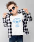 Kinder Jungen T-Shirt Einschulung Jahreszahl und Name personalisierbar Schulkind Retro Wappen Geschenk Schulanfang Schulstart Moonworks®preview