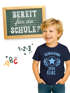 Kinder Jungen T-Shirt Einschulung Jahreszahl und Name personalisierbar Schulkind Retro Wappen Geschenk Schulanfang Schulstart Moonworks®preview