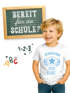 Kinder Jungen T-Shirt Einschulung Jahreszahl und Name personalisierbar Schulkind Retro Wappen Geschenk Schulanfang Schulstart Moonworks®preview