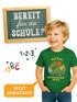 Kinder Jungen T-Shirt Einschulung mit Dino und Schuljahr personalisierbar Geschenk Schulanfang Dinosaurier Liebhaber Moonworks®preview