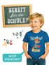 Kinder Jungen T-Shirt Einschulung mit Namen personalisierbar Fußball Dino Astronaut Geschenkidee Schulanfang 2026 SpecialMe®preview