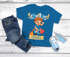 Kinder Jungen T-Shirt Einschulung mit Namen personalisierbar Fußball Dino Astronaut Geschenkidee Schulanfang 2026 SpecialMe®preview