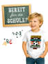 Kinder Jungen T-Shirt Einschulung | mit Spruch Aufstieg in die erste Klasse | personalisierbar mit Jahreszahl | Geschenkidee Schulstart | Printshirt Baumwolle Moonworks®preview